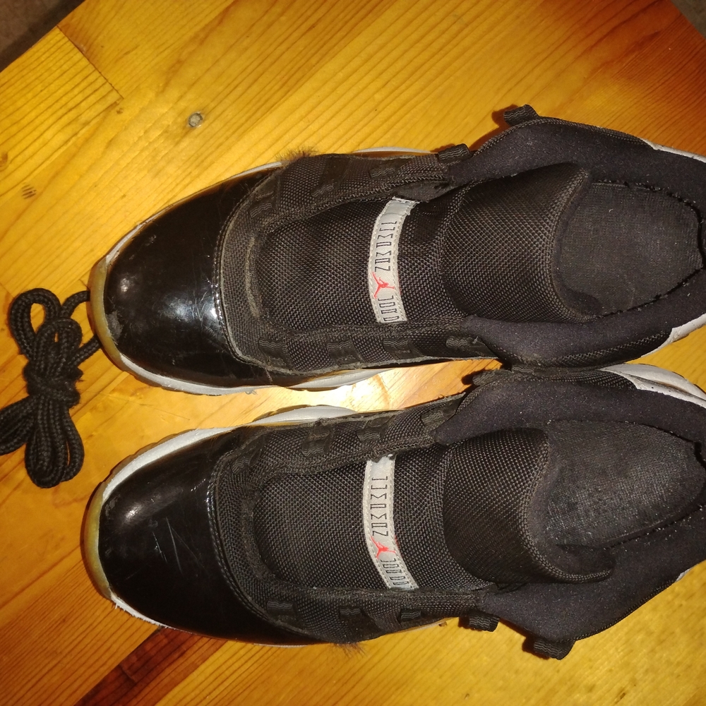 Jordan Black and White Sneakers